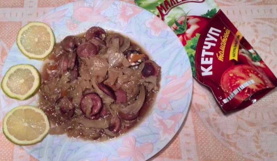 Рецепт солянки с сосисками