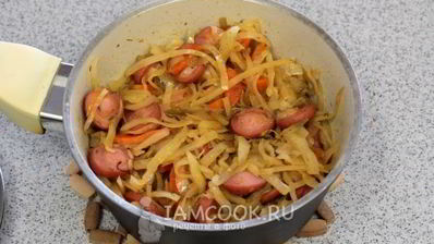 солянка с сосиской