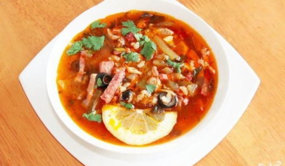 Рецепт солянки с томатной пастой