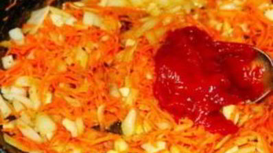 солянка с томатной пастой