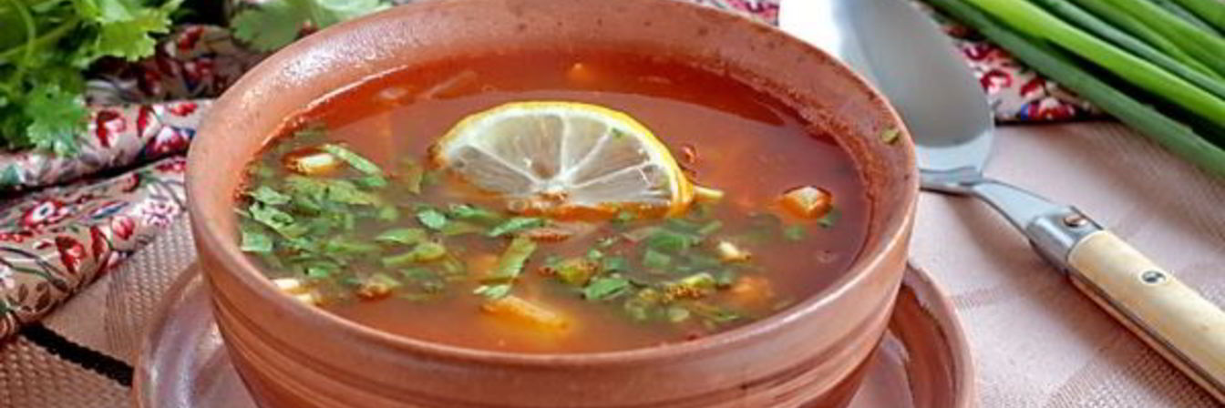 Солянка сборная мясная с картошкой