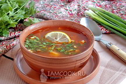 Солянка сборная мясная с картошкой