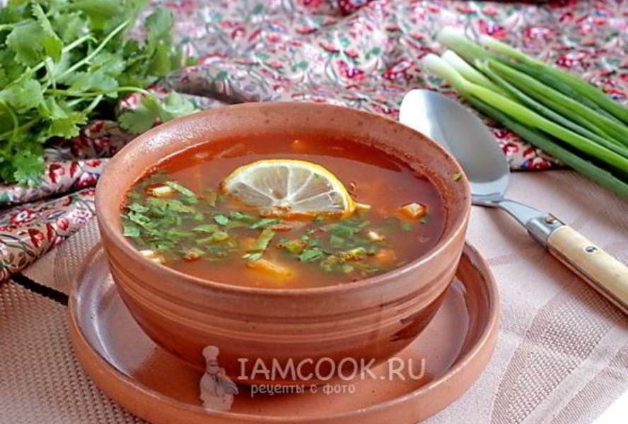 Солянка сборная мясная с картошкой