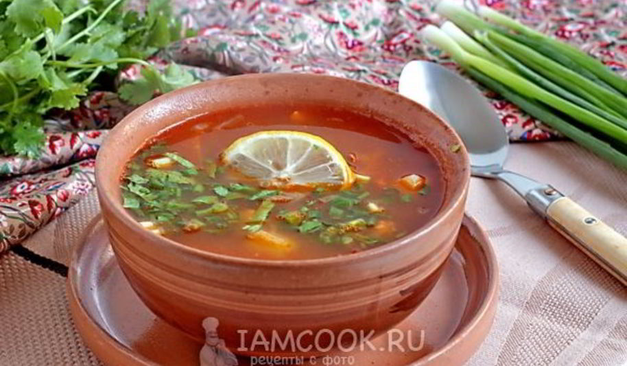 Рецепт солянки сборной мясной с картошкой