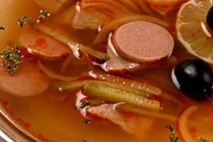 Солянка сборная мясная с ветчиной