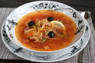 Солянка сборная в мультиварке