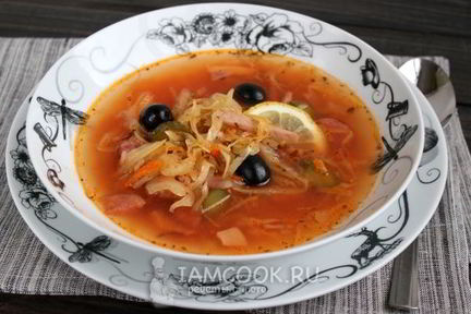 Солянка сборная в мультиварке