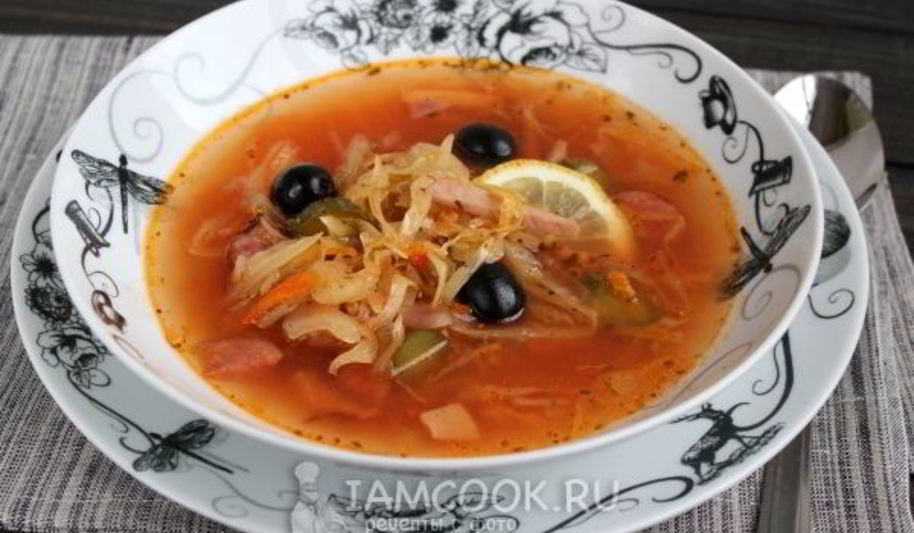 Рецепт солянки сборной в мультиварке