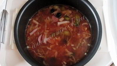солянка сборная в мультиварке