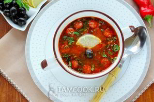 Солянка в мультиварке