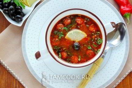 Солянка в мультиварке