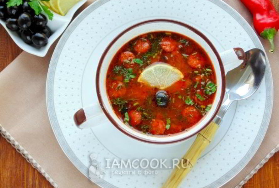 Солянка в мультиварке