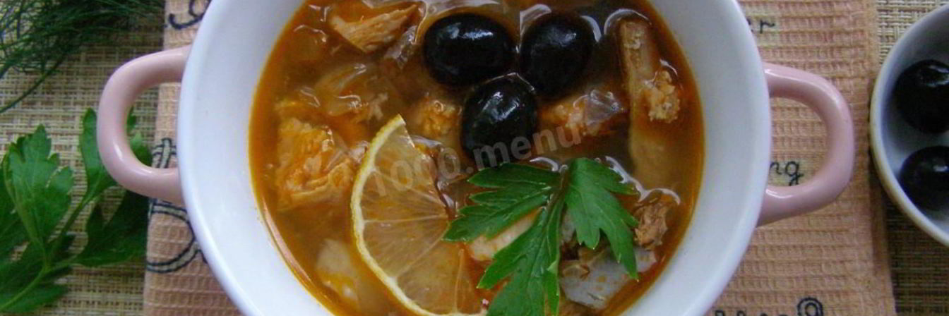 Суп рыбная солянка классическая