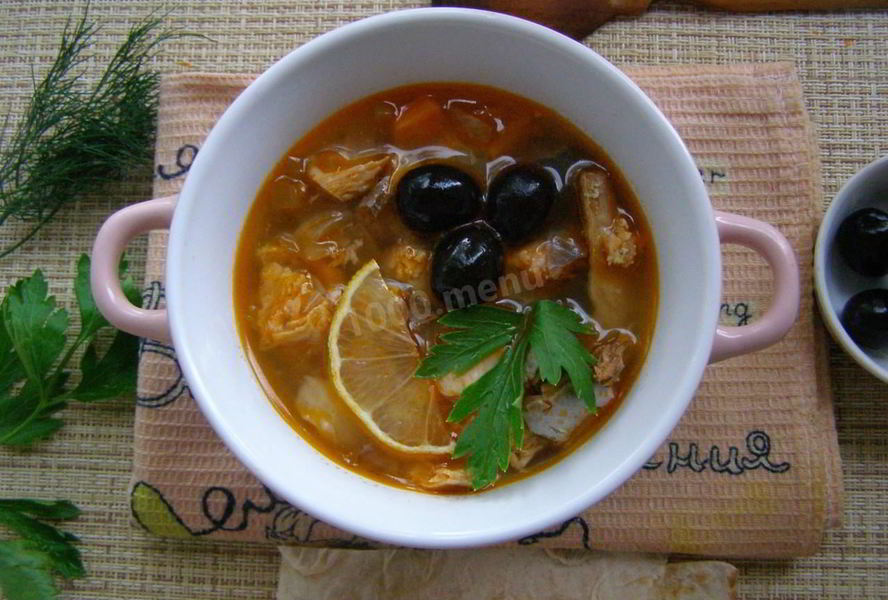 Суп рыбная солянка классическая