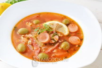 Суп солянка классическая