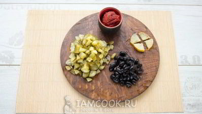 вегетарианская грибная солянка