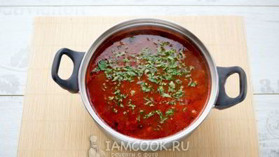 вегетарианская грибная солянка