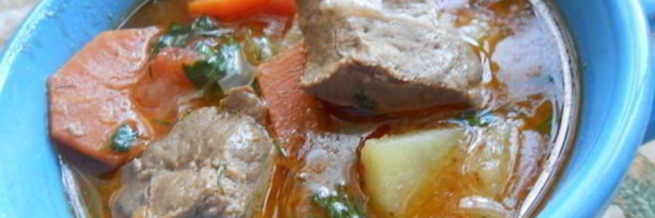 Суп Айнтопф с печенью