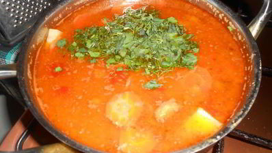 суп айнтопф с печенью