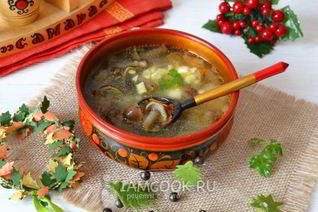 Суп грибной из опят