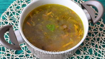 суп грибной из опят