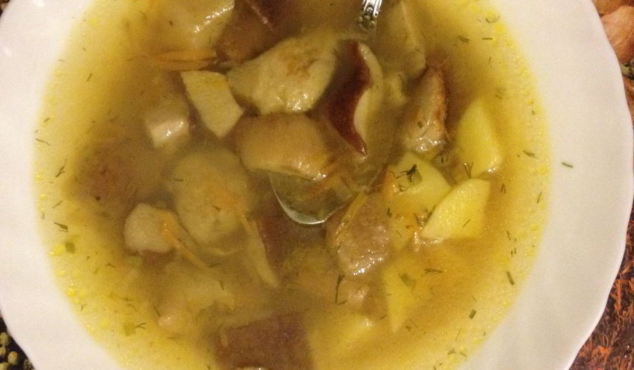 Рецепт супа из белых грибов