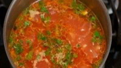 суп из индейки