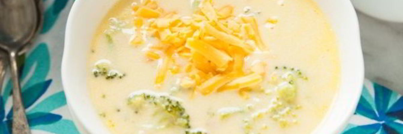 Суп из капусты брокколи