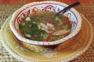 Суп из крыла индейки