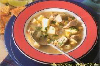 Суп из курицы по-римски