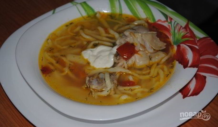 Рецепт супа из лапши