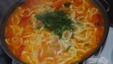 суп из лапши