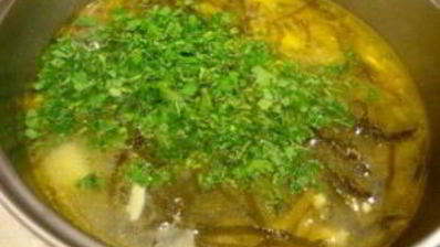 суп из морской капусты