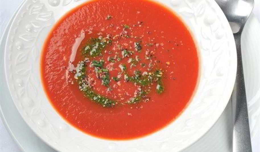 Рецепт супа из печеных томатов