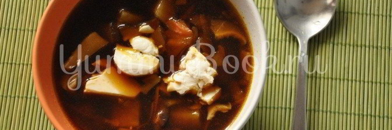 Суп из шиитаке