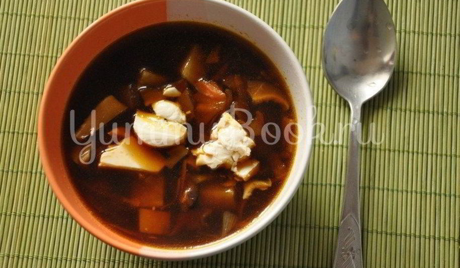 Рецепт супа из шиитаке