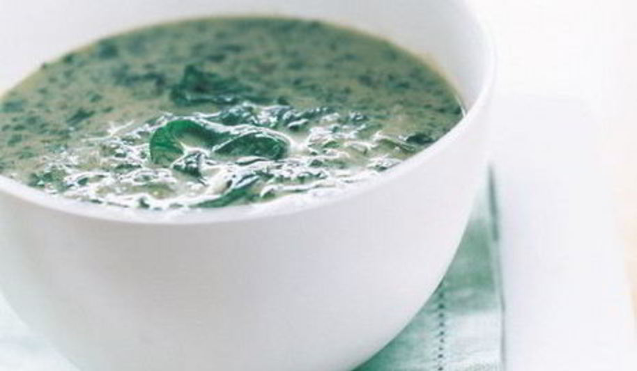 Рецепт супа из шпината с кокосовым молоком