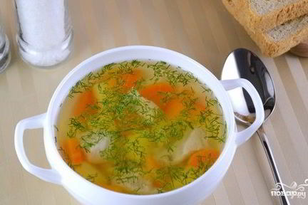 Суп картофельный с мясом