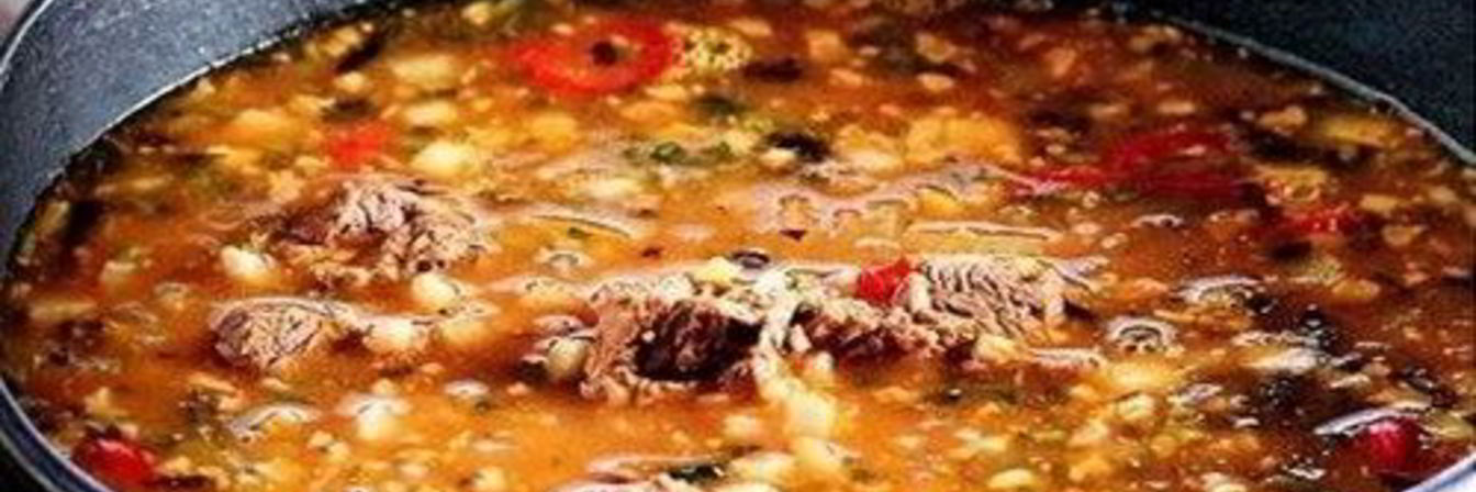 Грузинский острый суп Харчо