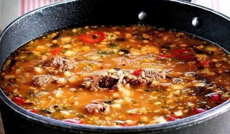 Рецепт грузинского острого супа харчо