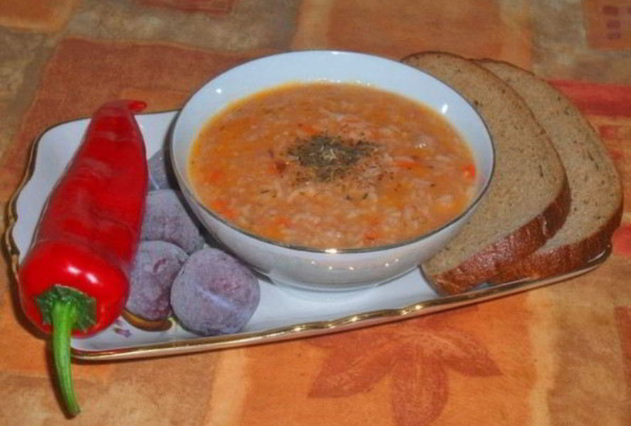 Харчо по-кубански со сливами