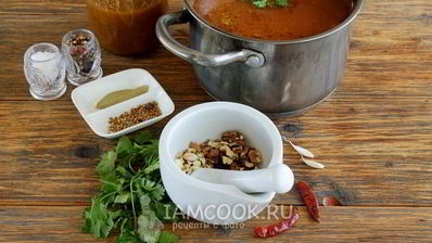 постный суп харчо