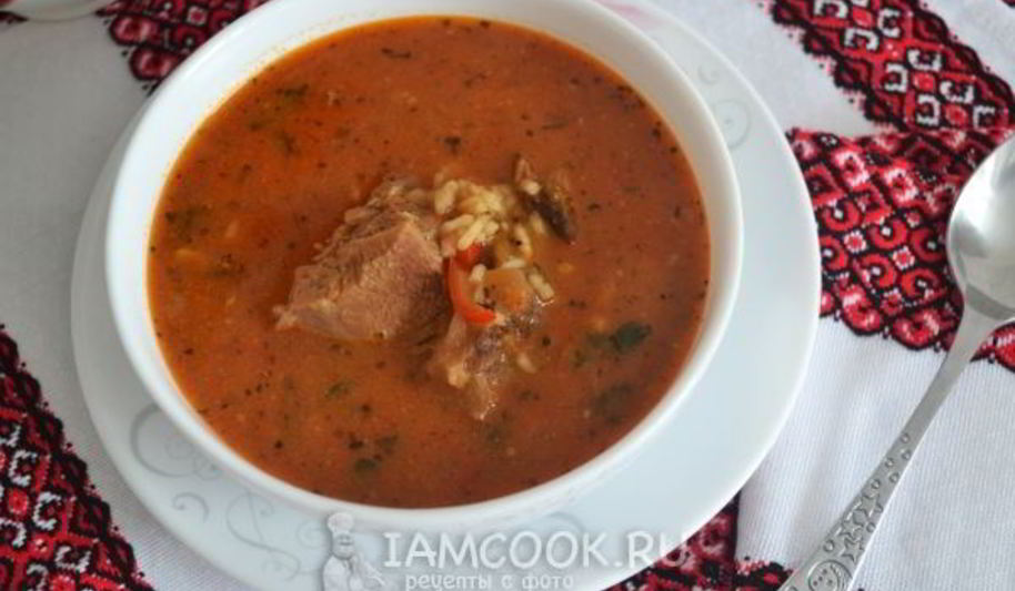 Рецепт супа харчо из баранины