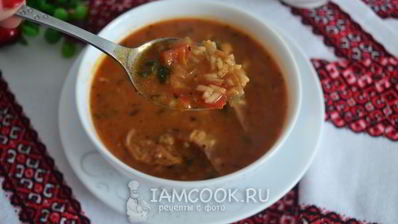 суп харчо из баранины