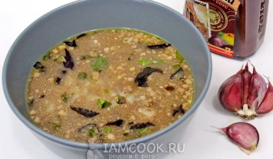 Рецепт супа харчо из говядины в мультиварке