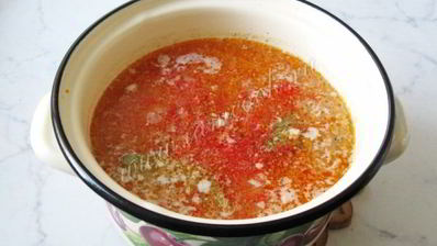 суп харчо с индейкой