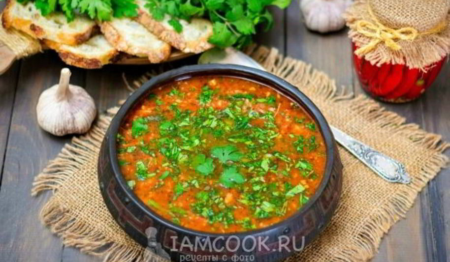 Рецепт супа харчо с курицей и рисом