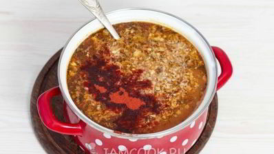 суп харчо с курицей и рисом