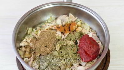 суп харчо с курицей и рисом