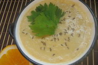 Чечевично-апельсиновый суп-пюре